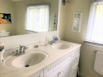 Double sink bathroom